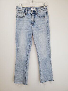 Pistola Lennon Distressed Cropped Bootcut Jeans